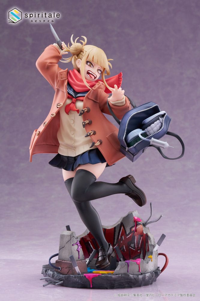 My Hero Academia Senpai PVC Statue 1/7 Himiko Toga Duffel Coat 27cm - Scale Statue - Spiritale - Hobby Figures UK