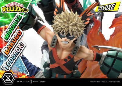 My Hero Academia Statue Midoriya, Bakugo & Todoroki Deluxe Bonus Version 69cm - Scale Statue - Prime 1 Studio - Hobby Figures UK