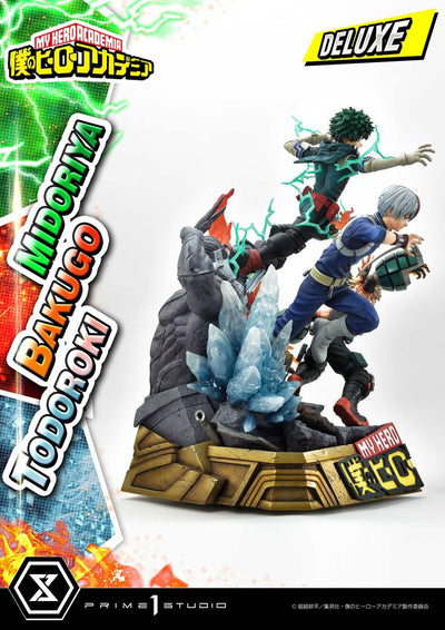 My Hero Academia Statue Midoriya, Bakugo & Todoroki Deluxe Bonus Version 69cm - Scale Statue - Prime 1 Studio - Hobby Figures UK
