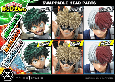 My Hero Academia Statue Midoriya, Bakugo & Todoroki Deluxe Bonus Version 69cm - Scale Statue - Prime 1 Studio - Hobby Figures UK