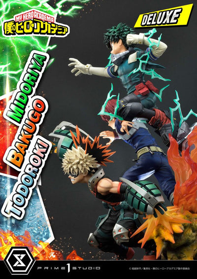 My Hero Academia Statue Midoriya, Bakugo & Todoroki Deluxe Bonus Version 69cm - Scale Statue - Prime 1 Studio - Hobby Figures UK