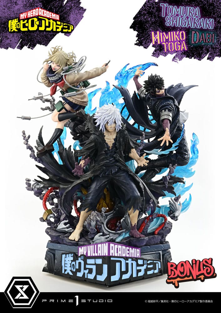 My Hero Academia Statue Ultimate Premium Masterline Tomura Tomura Shigaraki, Dabi & Himiko Toga Deluxe Bonus Version 69cm - Scale Statue - Prime 1 Studio - Hobby Figures UK