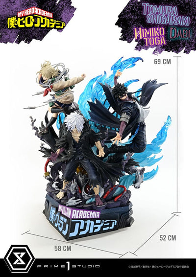 My Hero Academia Statue Ultimate Premium Masterline Tomura Tomura Shigaraki, Dabi & Himiko Toga Deluxe Bonus Version 69cm - Scale Statue - Prime 1 Studio - Hobby Figures UK