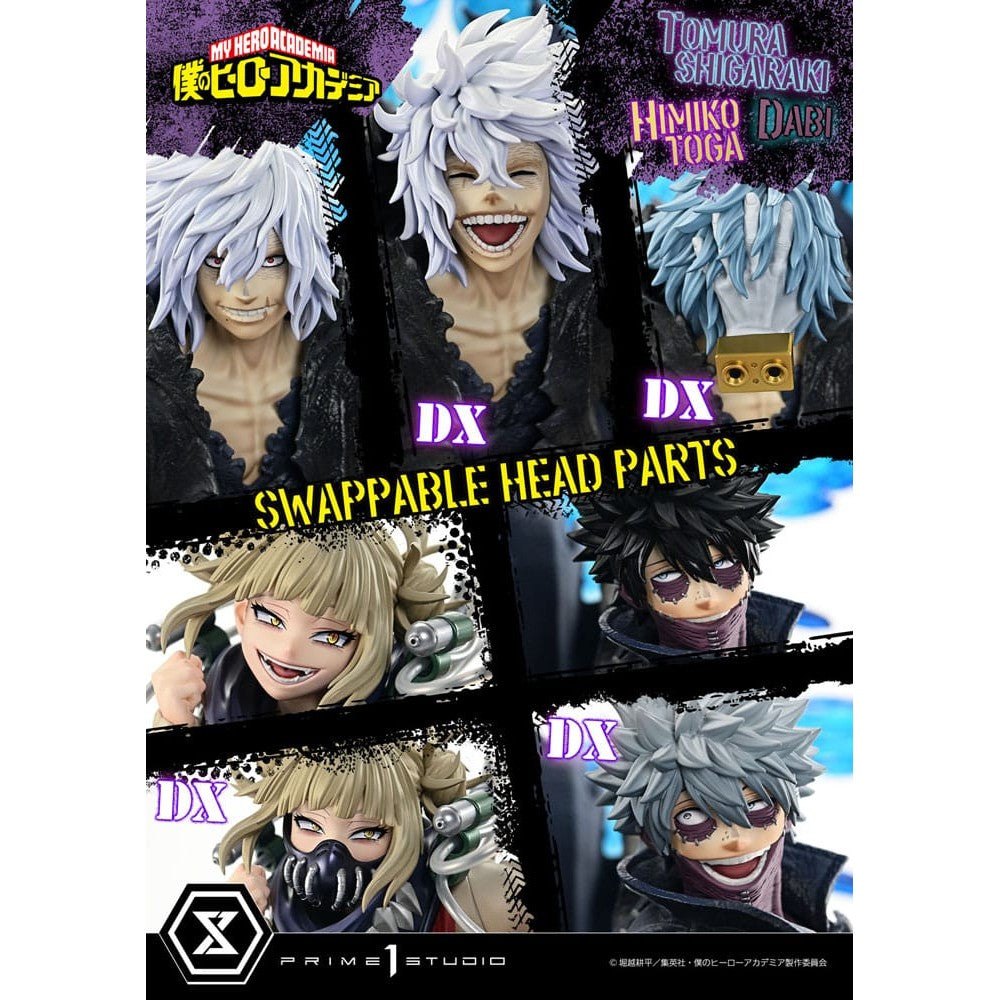 My Hero Academia Statue Ultimate Premium Masterline Tomura Tomura Shigaraki, Dabi & Himiko Toga Deluxe Version 69cm - Scale Statue - Prime 1 Studio - Hobby Figures UK