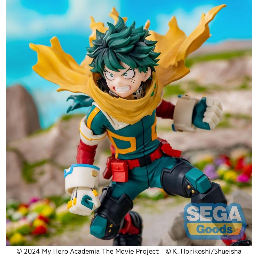 My Hero Academia: You're Next XrossLink PVC Statue Izuku Midoriya 14cm - Scale Statue - Sega - Hobby Figures UK
