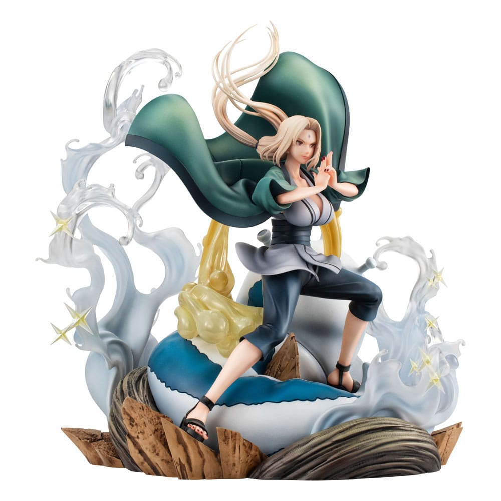 Naruto Gals PVC Statue Tsunade Ver. 3 27cm - Scale Statue - Megahouse - Hobby Figures UK