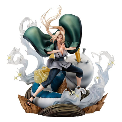 Naruto Gals PVC Statue Tsunade Ver. 3 27cm - Scale Statue - Megahouse - Hobby Figures UK
