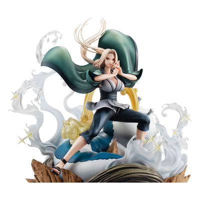 Naruto Gals PVC Statue Tsunade Ver. 3 27cm - Scale Statue - Megahouse - Hobby Figures UK