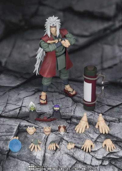 Naruto S.H. Figuarts Action Figure Jiraiya Hidden Leaf Heroic Sage Mode 17cm - Action Figures - Bandai Tamashii Nations - Hobby Figures UK