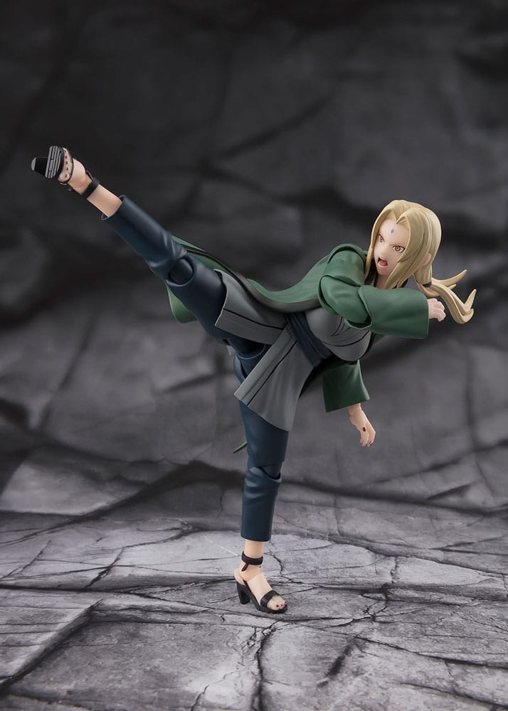 Naruto S.H. Figuarts Action Figure Tsunade The legendary Medical Ninja 14cm - Action Figures - Bandai Tamashii Nations - Hobby Figures UK
