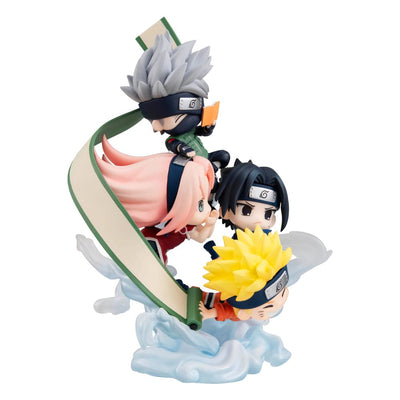 Naruto Shippuden FigUnity PVC Mini Statue Gather here, Team 7 13cm - Mini Figures - Megahouse - Hobby Figures UK