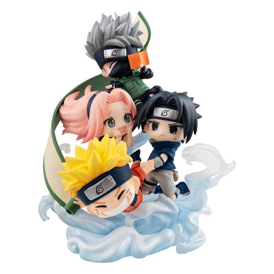 Naruto Shippuden FigUnity PVC Mini Statue Gather here, Team 7 13cm - Mini Figures - Megahouse - Hobby Figures UK