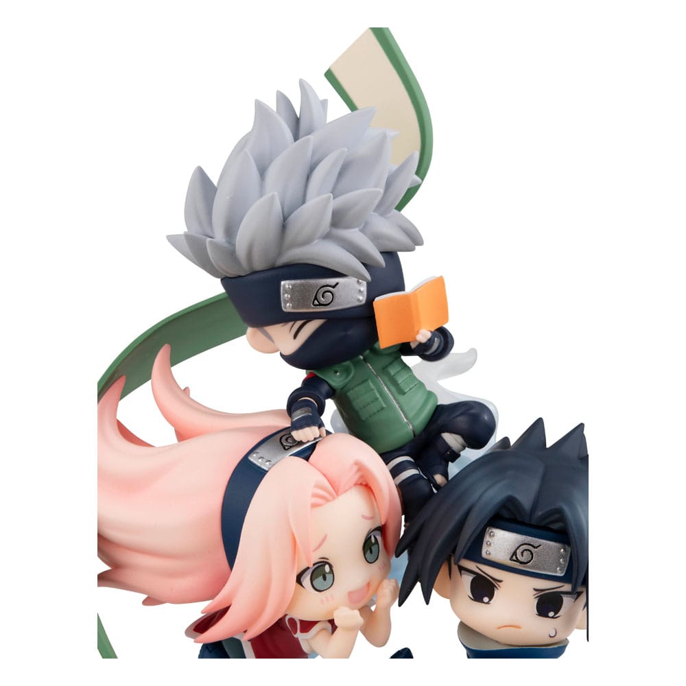 Naruto Shippuden FigUnity PVC Mini Statue Gather here, Team 7 13cm - Mini Figures - Megahouse - Hobby Figures UK
