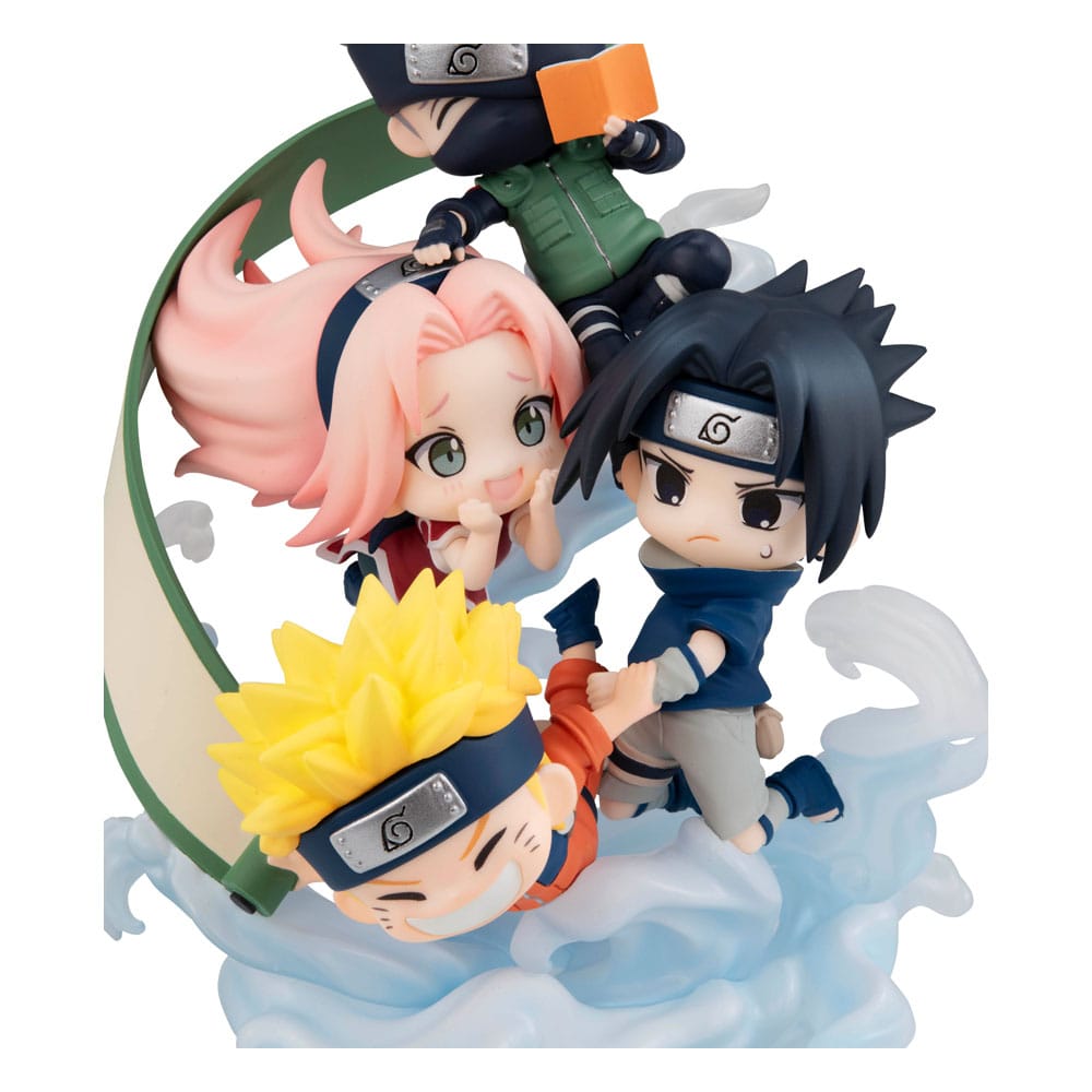 Naruto Shippuden FigUnity PVC Mini Statue Gather here, Team 7 13cm - Mini Figures - Megahouse - Hobby Figures UK