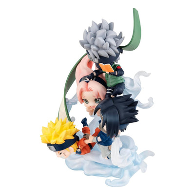 Naruto Shippuden FigUnity PVC Mini Statue Gather here, Team 7 13cm - Mini Figures - Megahouse - Hobby Figures UK
