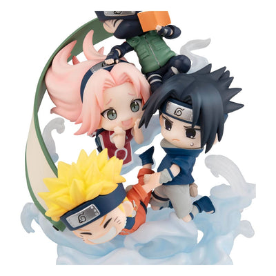 Naruto Shippuden FigUnity PVC Mini Statue Gather here, Team 7 13cm - Mini Figures - Megahouse - Hobby Figures UK