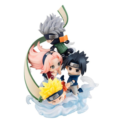 Naruto Shippuden FigUnity PVC Mini Statue Gather here, Team 7 13cm - Mini Figures - Megahouse - Hobby Figures UK