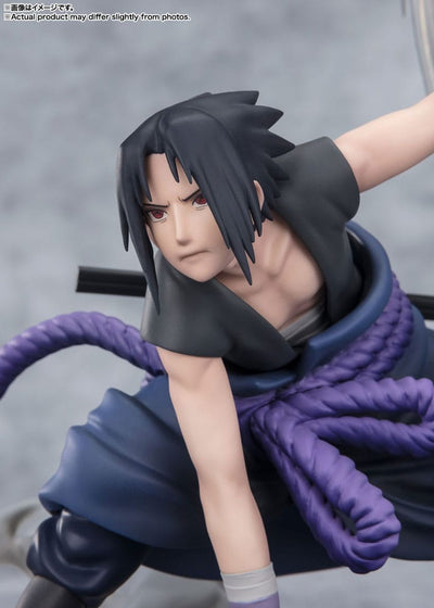 Naruto Shippuden FiguartsZERO Extra Battle PVC Statue Sasuke Uchiha -The Light & Dark of the Mangekyo Sharingan- 20cm - Scale Statue - Bandai Tamashii Nations - Hobby Figures UK