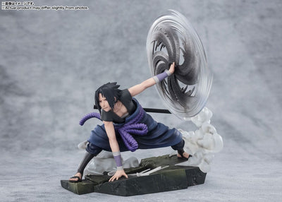 Naruto Shippuden FiguartsZERO Extra Battle PVC Statue Sasuke Uchiha -The Light & Dark of the Mangekyo Sharingan- 20cm - Scale Statue - Bandai Tamashii Nations - Hobby Figures UK