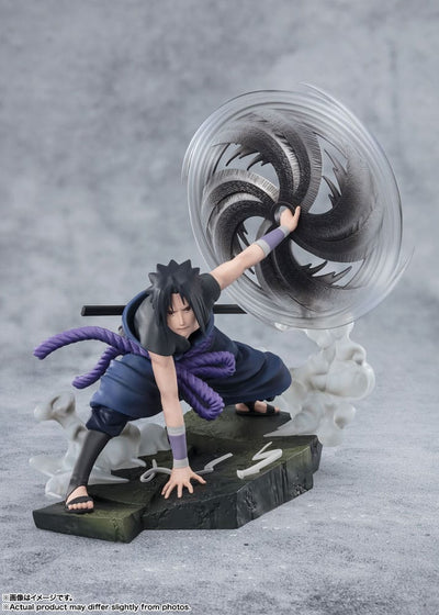 Naruto Shippuden FiguartsZERO Extra Battle PVC Statue Sasuke Uchiha -The Light & Dark of the Mangekyo Sharingan- 20cm - Scale Statue - Bandai Tamashii Nations - Hobby Figures UK