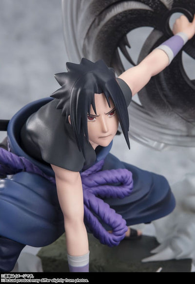 Naruto Shippuden FiguartsZERO Extra Battle PVC Statue Sasuke Uchiha -The Light & Dark of the Mangekyo Sharingan- 20cm - Scale Statue - Bandai Tamashii Nations - Hobby Figures UK