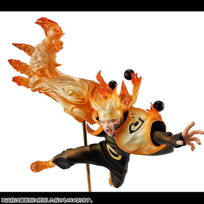 Naruto Shippuden G.E.M. Series PVC Statue 1/8 Naruto Uzumaki Six Paths Sage Mode 15th Anniversary Ver. 29cm - Scale Statue - Megahouse - Hobby Figures UK