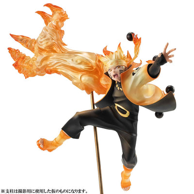 Naruto Shippuden G.E.M. Series PVC Statue 1/8 Naruto Uzumaki Six Paths Sage Mode 15th Anniversary Ver. 29cm - Scale Statue - Megahouse - Hobby Figures UK