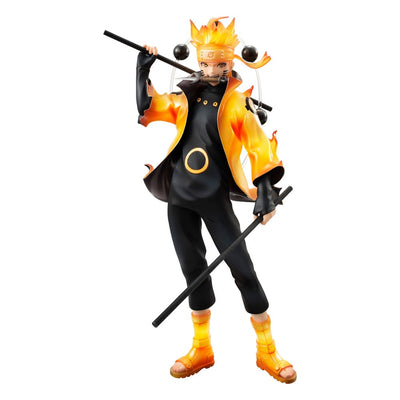 Naruto Shippuden G.E.M. Series PVC Statue Naruto Uzumaki Six Paths Sage Mode 15th Anniversary Ver. 22cm - Scale Statue - Megahouse - Hobby Figures UK