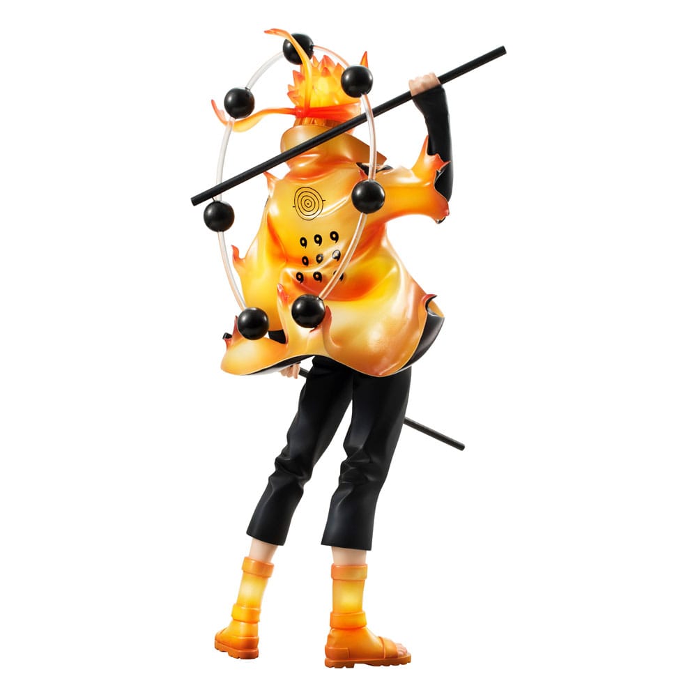 Naruto Shippuden G.E.M. Series PVC Statue Naruto Uzumaki Six Paths Sage Mode 15th Anniversary Ver. 22cm - Scale Statue - Megahouse - Hobby Figures UK