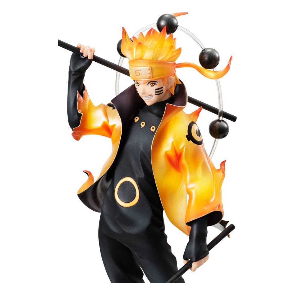 Naruto Shippuden G.E.M. Series PVC Statue Naruto Uzumaki Six Paths Sage Mode 15th Anniversary Ver. 22cm - Scale Statue - Megahouse - Hobby Figures UK