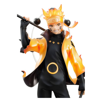 Naruto Shippuden G.E.M. Series PVC Statue Naruto Uzumaki Six Paths Sage Mode 15th Anniversary Ver. 22cm - Scale Statue - Megahouse - Hobby Figures UK