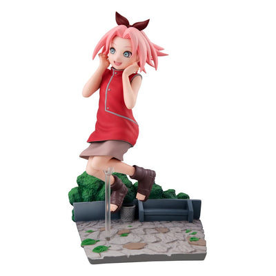 Naruto Shippuden G.E.M. Series PVC Statue Sakura Haruno GO! 15cm - Scale Statue - Megahouse - Hobby Figures UK