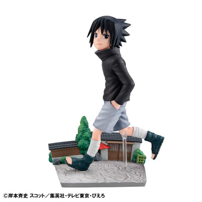 Naruto Shippuden G.E.M. Series PVC Statue Sasuke Uchiha GO! 14cm (with gift) - Scale Statue - Megahouse - Hobby Figures UK