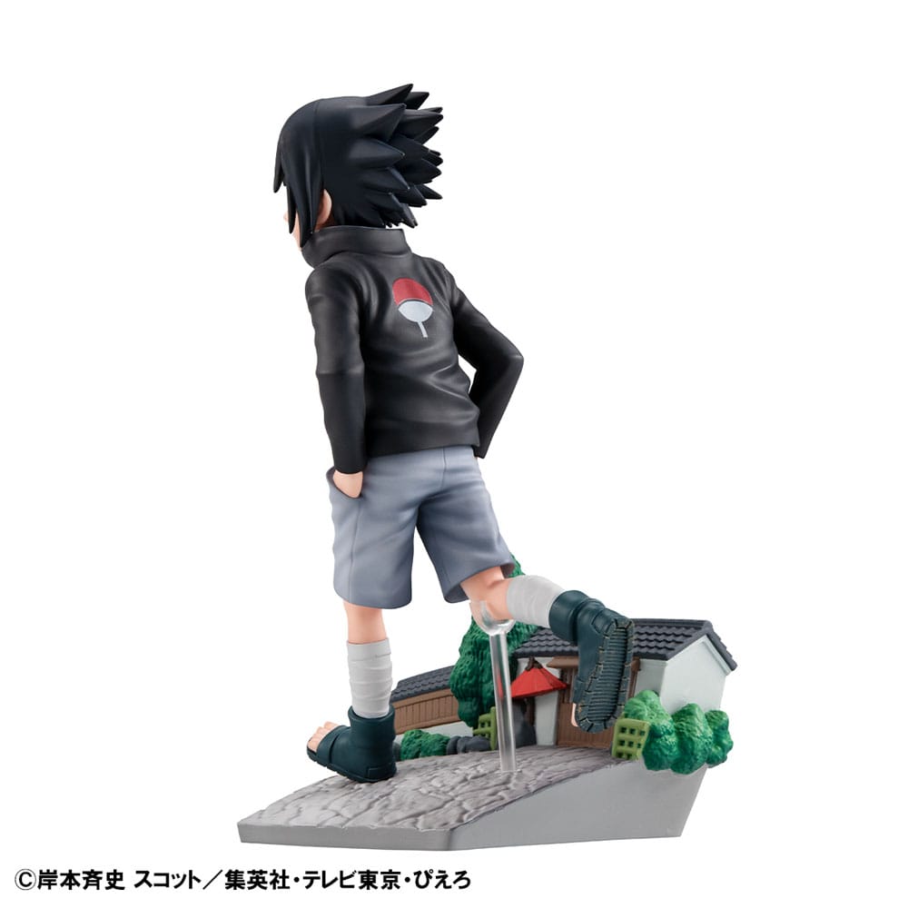 Naruto Shippuden G.E.M. Series PVC Statue Sasuke Uchiha GO! 14cm (with gift) - Scale Statue - Megahouse - Hobby Figures UK