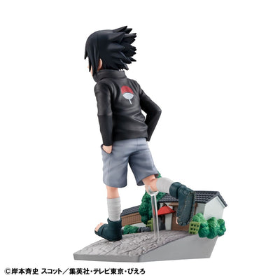 Naruto Shippuden G.E.M. Series PVC Statue Sasuke Uchiha GO! 14cm (with gift) - Scale Statue - Megahouse - Hobby Figures UK