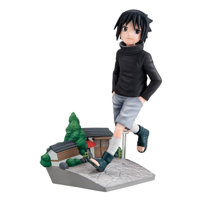 Naruto Shippuden G.E.M. Series PVC Statue Sasuke Uchiha GO! 14cm (with gift) - Scale Statue - Megahouse - Hobby Figures UK