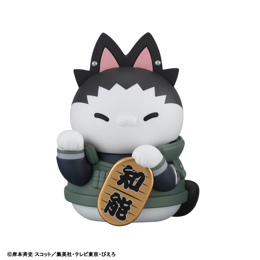 Naruto Shippuden Mega Cat Project Nyaruto! Trading Figures Fortune Cats Naruto Uzumaki & Friends Ver. 7cm Assortment (6) - Mini Figures - Megahouse - Hobby Figures UK