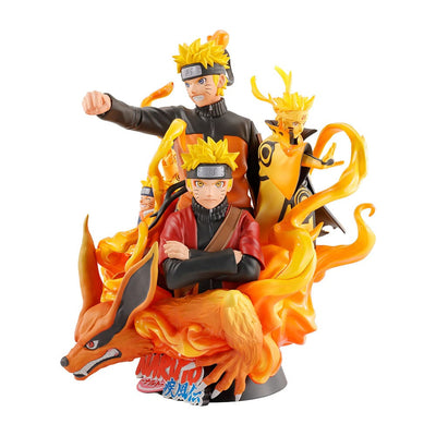 Naruto Shippuden Petitrama DX PVC Mini Statue Naruto 01 15cm - Scale Statue - Megahouse - Hobby Figures UK