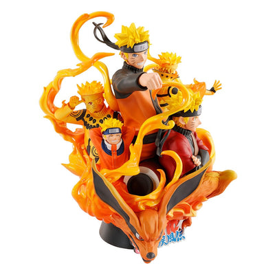 Naruto Shippuden Petitrama DX PVC Mini Statue Naruto 01 15cm - Scale Statue - Megahouse - Hobby Figures UK