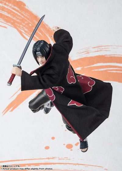 Naruto Shippuden S.H. Figuarts Action Figure Itachi Uchiha NarutoP99 Edition 15cm - Action Figures - Bandai Tamashii Nations - Hobby Figures UK