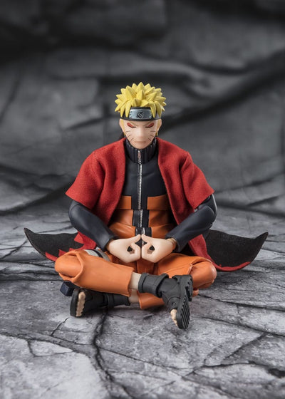 Naruto Shippuden S.H. Figuarts Action Figure Naruto Uzumaki (Sage Mode) - Savior of Konoha 15cm - Action Figures - Bandai Tamashii Nations - Hobby Figures UK