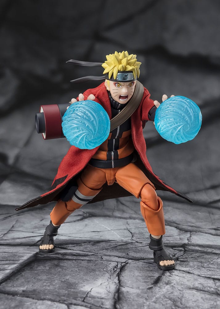 Naruto Shippuden S.H. Figuarts Action Figure Naruto Uzumaki (Sage Mode) - Savior of Konoha 15cm - Action Figures - Bandai Tamashii Nations - Hobby Figures UK