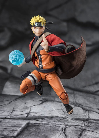 Naruto Shippuden S.H. Figuarts Action Figure Naruto Uzumaki (Sage Mode) - Savior of Konoha 15cm - Action Figures - Bandai Tamashii Nations - Hobby Figures UK