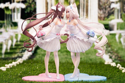 Nekopara PVC Statue 1/7 Nekopara Chocola & Vanilla Dream of Eden Ver. 23cm - Scale Statue - APEX - Hobby Figures UK