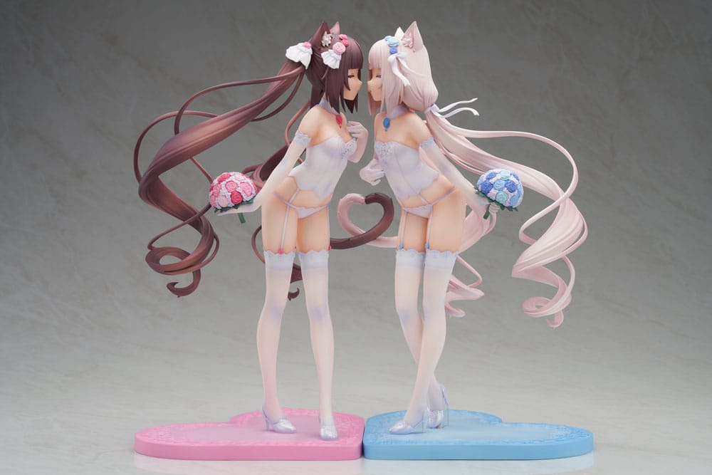Nekopara PVC Statue 1/7 Nekopara Chocola & Vanilla Dream of Eden Ver. 23cm - Scale Statue - APEX - Hobby Figures UK