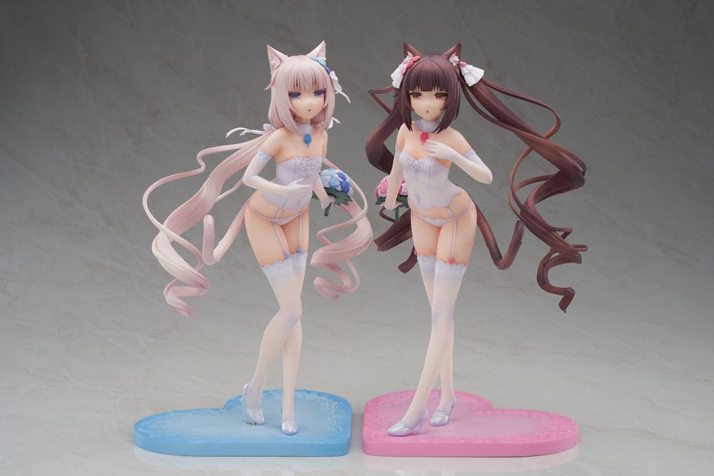 Nekopara PVC Statue 1/7 Nekopara Chocola & Vanilla Dream of Eden Ver. 23cm - Scale Statue - APEX - Hobby Figures UK