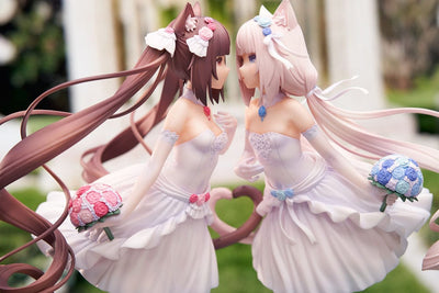 Nekopara PVC Statue 1/7 Nekopara Chocola & Vanilla Dream of Eden Ver. 23cm - Scale Statue - APEX - Hobby Figures UK