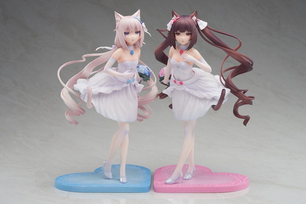 Nekopara PVC Statue 1/7 Nekopara Chocola & Vanilla Dream of Eden Ver. 23cm - Scale Statue - APEX - Hobby Figures UK