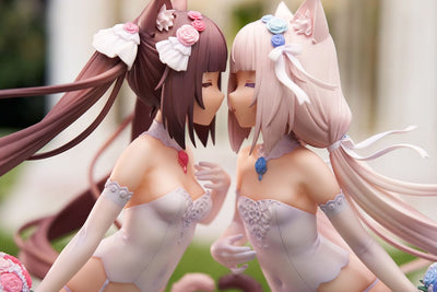 Nekopara PVC Statue 1/7 Nekopara Chocola & Vanilla Dream of Eden Ver. 23cm - Scale Statue - APEX - Hobby Figures UK