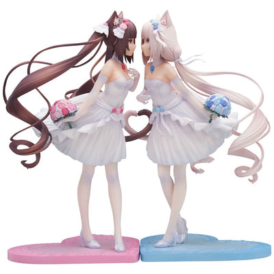 Nekopara PVC Statue 1/7 Nekopara Chocola & Vanilla Dream of Eden Ver. 23cm - Scale Statue - APEX - Hobby Figures UK